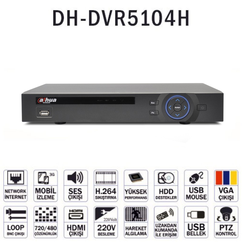 DH-DVR5104H